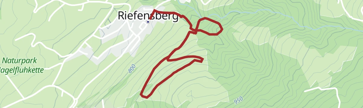 Route map: Riefensberg | Eulenweg – den Wald mit allen Sinnen erleben
